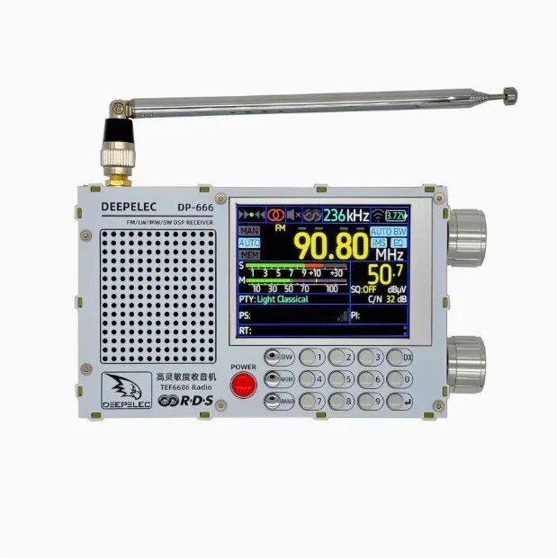 Radio High Sensitivity Full Band FM AM FM Short Wave Radio Portable Color screen - Image 4 of 4