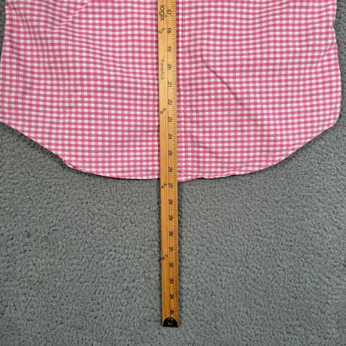 Polo Ralph Lauren Shirt Boys Pink Gingham Check Button Down Short Sleeve Large - Picture 9 of 11