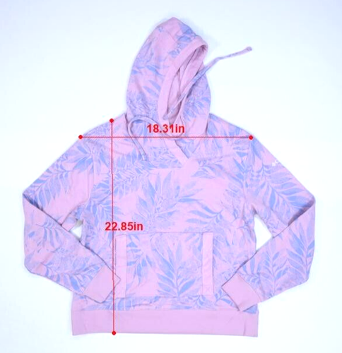 Columbia Slack Water French Terry Long Sleeve Hoodie Sweatshirt Purple Womens M - Picture 2 of 14