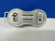 Moneysworth & Best Clear Travel Shoe Shine Sponge Polish Neutral By M&B