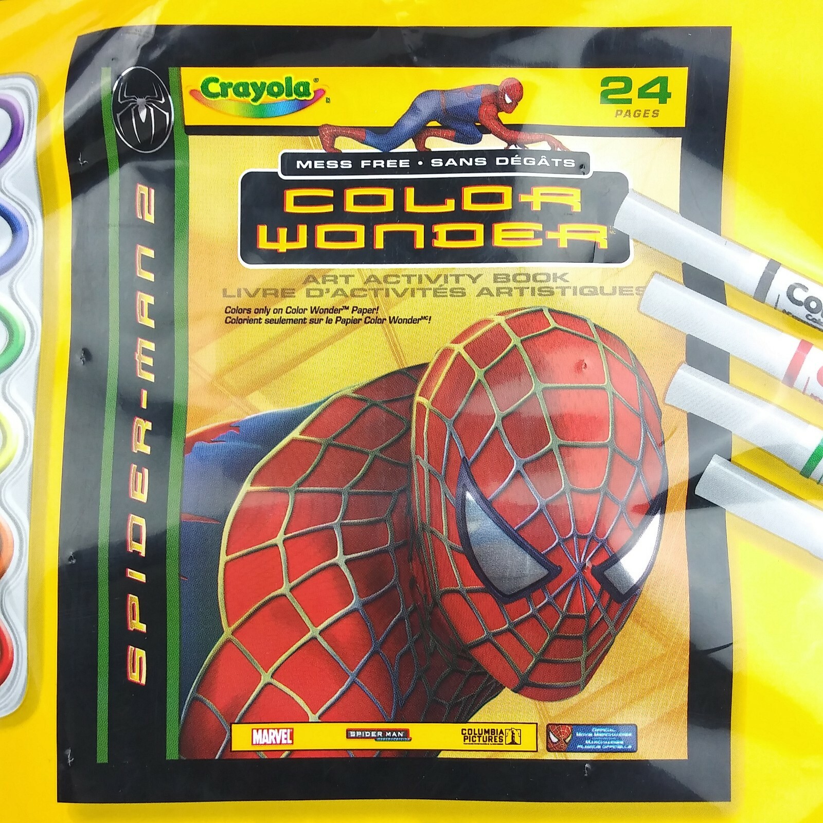 Crayola Color Wonder Spider-Man 2 Deluxe Art Set & Activity Book ...