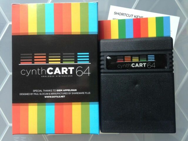 Commodore 64 cynthCART 64 v2 Analogue Synthesizer by Paul Slocum