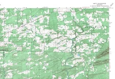 Amity Quadrangle Arkansas 1966 USGS Topo Map 7.5 Minute Topographic