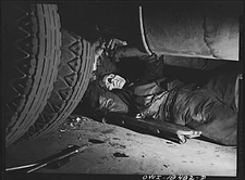 8" x 10" 1943 Photo Baltimore, Maryland. Associated Transport Company