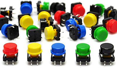 Tactile Pushbutton Kit (nice case) 25-pcs SMD PCB BREADBOARD