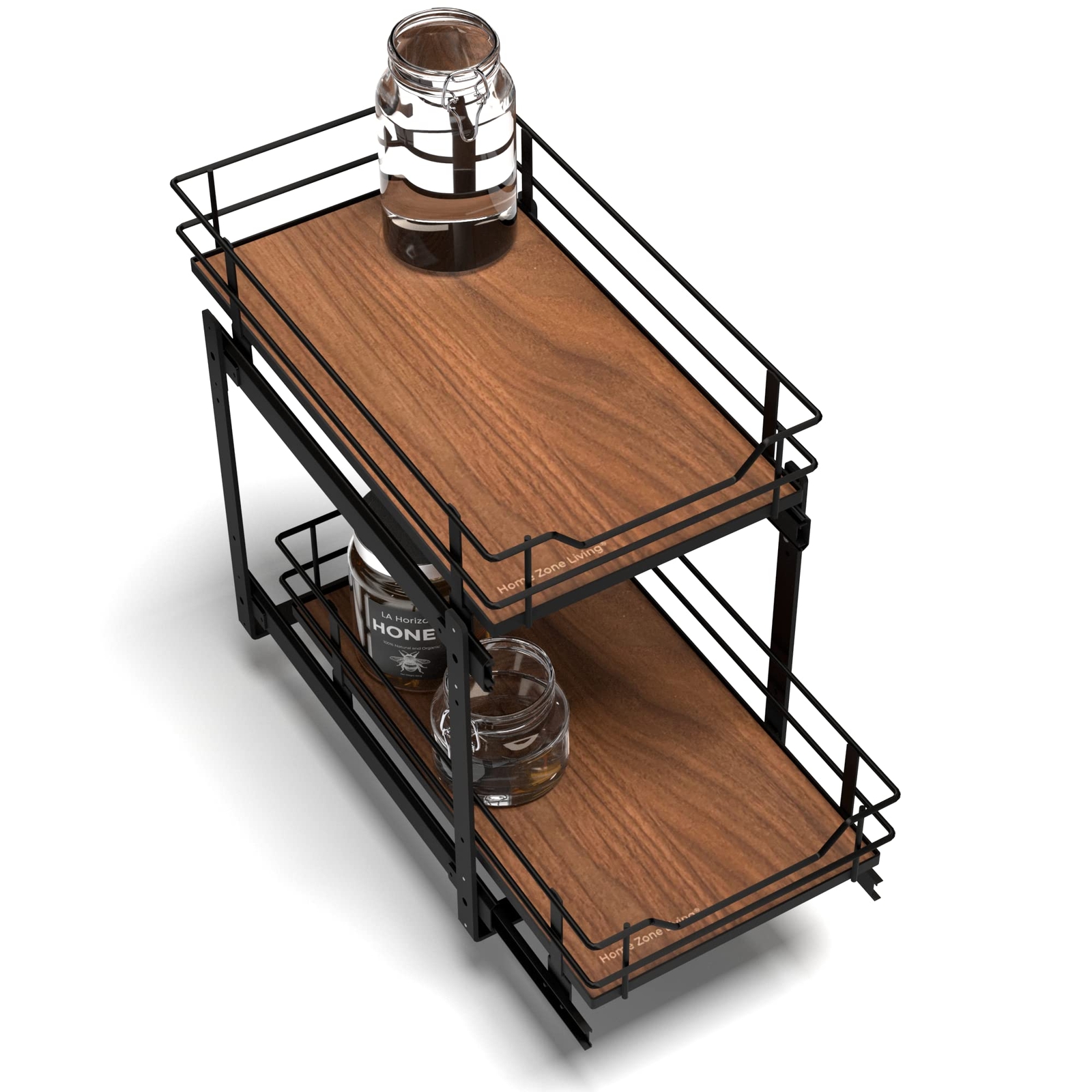 Органайзер для выдвижного кухонного шкафа Home Zone Living с 2 ярусами хранения 12090₽