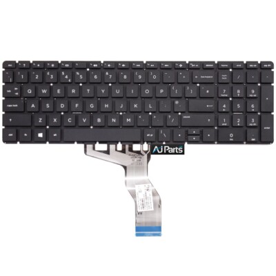 Ersatz UK-Layout Tastatur ohne Hintergrundbeleuchtung für HP Compaq HP 15-BS002NV schwarz