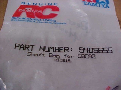 TAMIYA 9405655 (X10515) = SHAFT BAG FOR 58093 (BEAR HAWK) (NEW) - Picture 2 of 2
