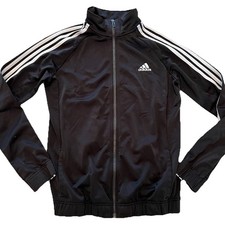 Adidas Designed to Move Track Jacket Full Zip Black BK4658 Women's Size M