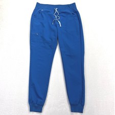 FIGS Zamora Jogger Scrub Pants Women MT Royal Blue Technical Collection Tall