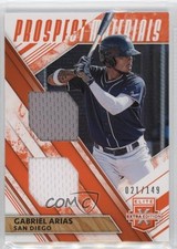2019 Elite Extra Edition Dual Prospect Materials Orange /149 Gabriel Arias 0q1p