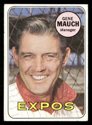 1969 Topps #606 Gene Mauch