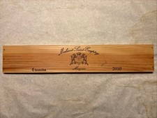 1 Rare Wine Wood Panel Malescot Saint Exup&eacute;ry Vintage CRATE BOX SIDE 6/26 740b