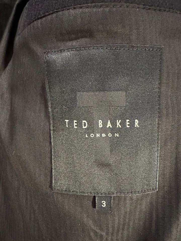 Chaquetón Ted Baker azul marino talla 3 Foto 3 de 4