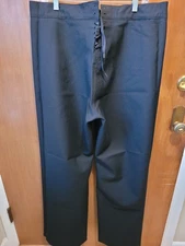 US Navy Tennessee Apparel Corp Pants Men's 38R x 48 Black Wool Blend Military