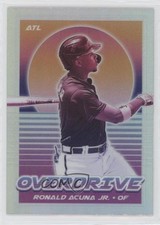2021 Panini Chronicles Overdrive Holo Prizm Ronald Acuna Jr #20 0w8