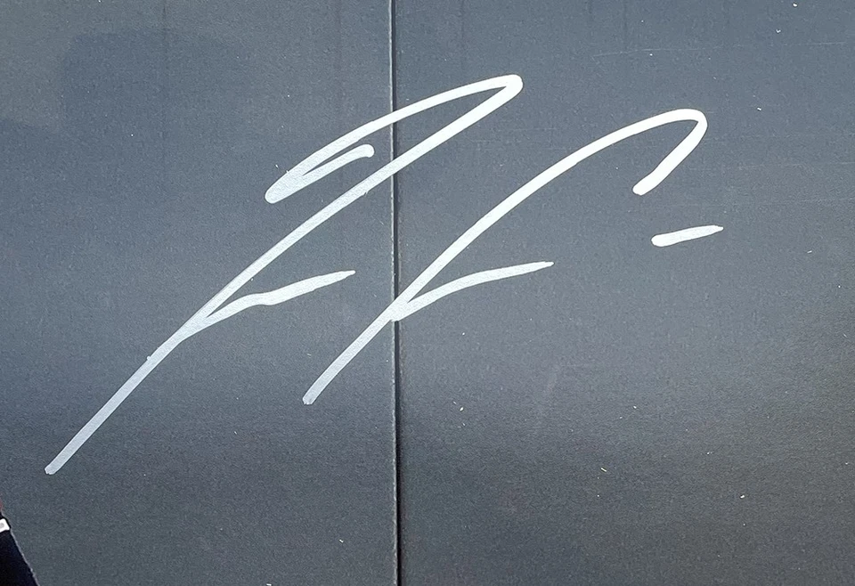 Ronald Acuna Jr. Signed 16x20 Atlanta Braves Baseball Catch Photo BAS - Image 2 of 4