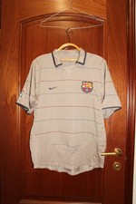 Vintage Barcelona Away football shirt 2003 - 2004 # 10 Ronaldinho jersey shirt-L