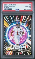 2025 PANINI LUMINANCE FUZION #9 MALIK NABERS PSA 10