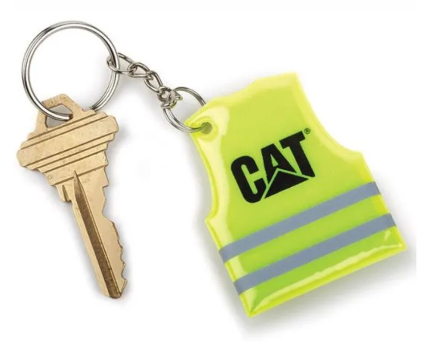 Reflective Safety Vest Key Keychain Tag Fob