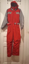 Combinaison Ski rouge avec capuche - 12 ans