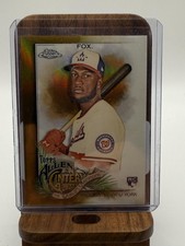 2022 Topps Allen & Ginter Chrome #300 Lucius Fox Gold Refractor #/50