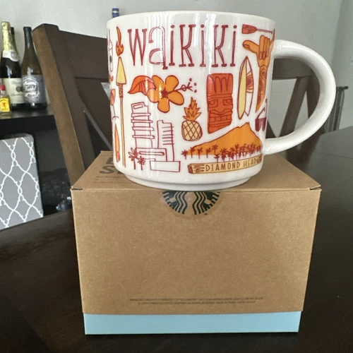 NEW IN BOX Starbucks Been There Series WAIKIKI Mug