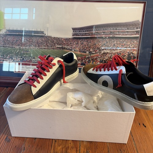 Oliver Cabell Low 1 Metropolis Leather Colorblock Sneakers