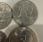 Vintage Eisenhower Ike One Dollar Silver Coins 1971 1974 Bicentennial 1776-1976 — photo 8
