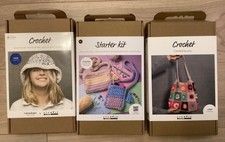 3 Häckel Sets mit Anleitung und allen Materialien, Handarbeit, Haeckel set