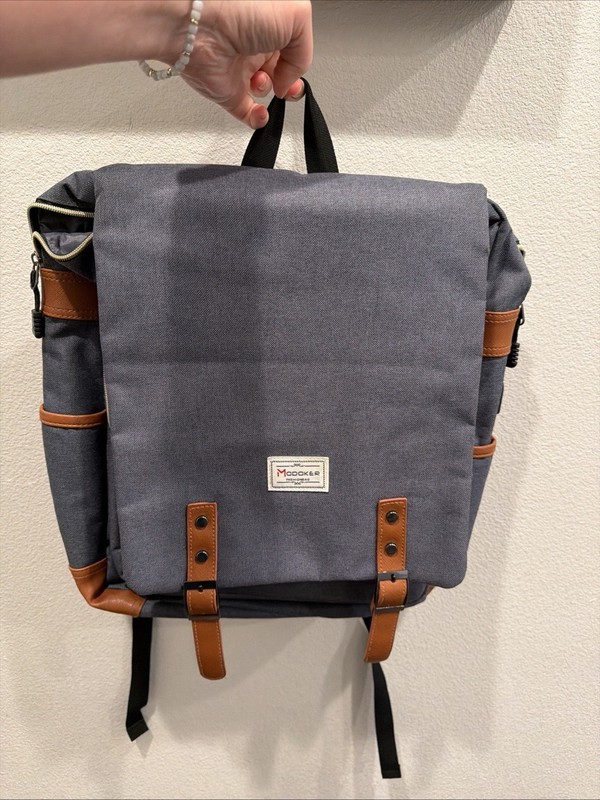 Modeker Eco-Friendly Vintage Travel Laptop Backpack For Woman/Men (NWOT)