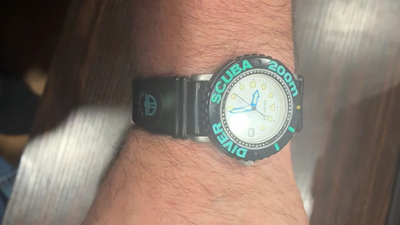 Vintage RARE Seiko Buddy Scuba Diver 5H25-6A1A 200M Men's Watch