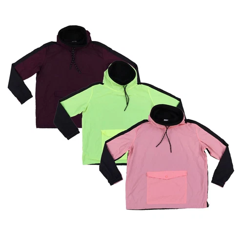 UNDERCOVER Victoria's Secret rosa pullover giacca pile foderato collo cappuccio cappotto nuovo Xs M L