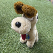 Dakin Garfield's Friend "Odie Dog w/ Tags" 11" Stuffed Animal Plush Vintage 1983