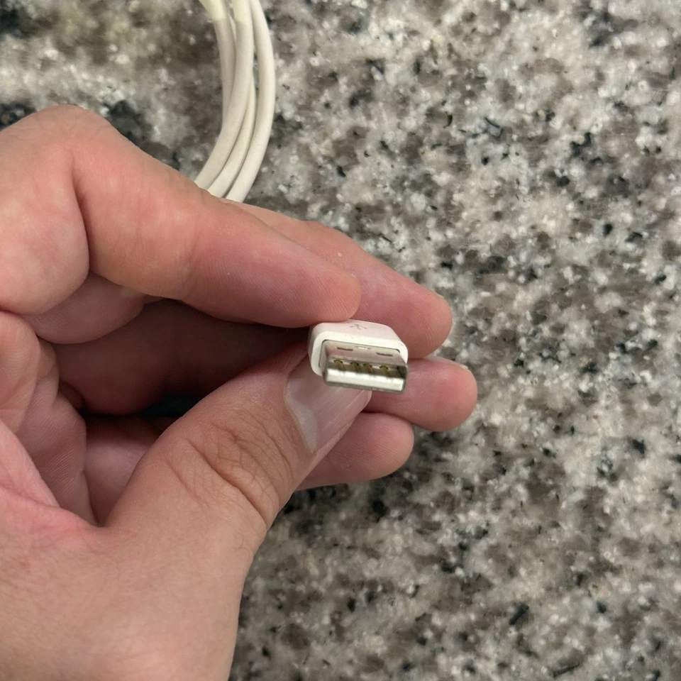 Cable de sincronización de carga USB de 3 pies y 30 pines para iPhone 3 3G 4s iPods OEM Apple Foto 4 de 4