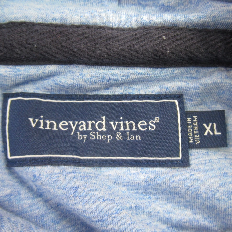Vineyard Vines Sudadera con Capucha Para Hombres XL Manga Larga Pullover con Capucha Bolsillo Azul Foto 4 de 4
