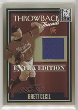 2007 Donruss Elite Extra Edition Throwback Threads /500 Brett Cecil #TT-BC 0af