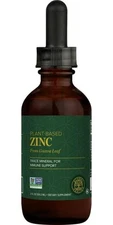 Global Healing USDA Organic Zinc Supplements Liquid - Pure Vitamin Drops for and