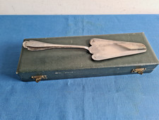 CHRISTOFLE ALFENIDE SUPERBE PELLE A TARTE METAL ARGENTE MODELE POMPADOUR