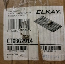 Elkay Crosstown Stainless Steel Kitchen Sink Bottom Grid 28.88" x 14.38"