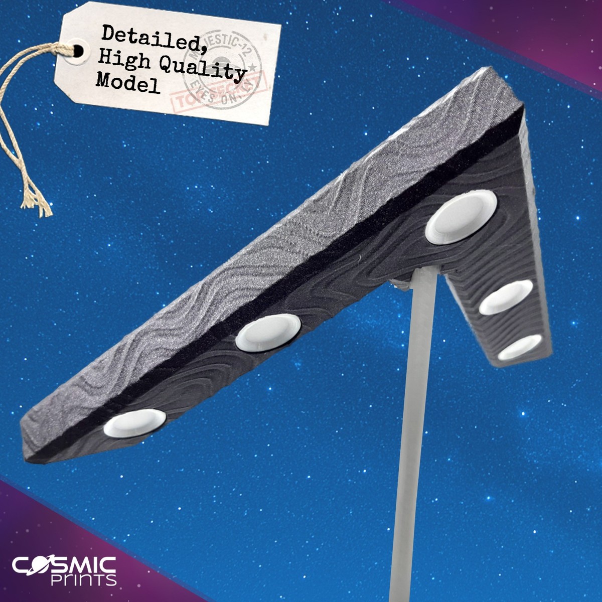 UFO Model – Phoenix Lights UFO 1997 – Geek Gift – UAP Model