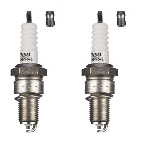 Denso ZüNdkerze W24EPR-U 2Er Set (FüR: Moto Guzzi V50 Monoposto PE 80-84 )-image