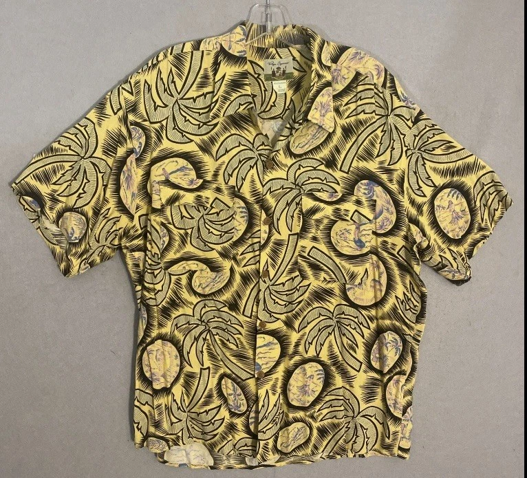Reyn Spooner Rayon Hawaiian Aloha Shirt Village Surfer Hula Girl Men’s Large
Opens in a new window o