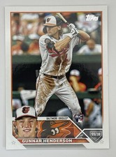 Topps 2023 Series 1 - Gunnar Henderson #206 Baltimore Orioles MLB Rookie Base