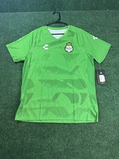 Men's Charly Green Santos Laguna Short Sleeve Training Top Size Large