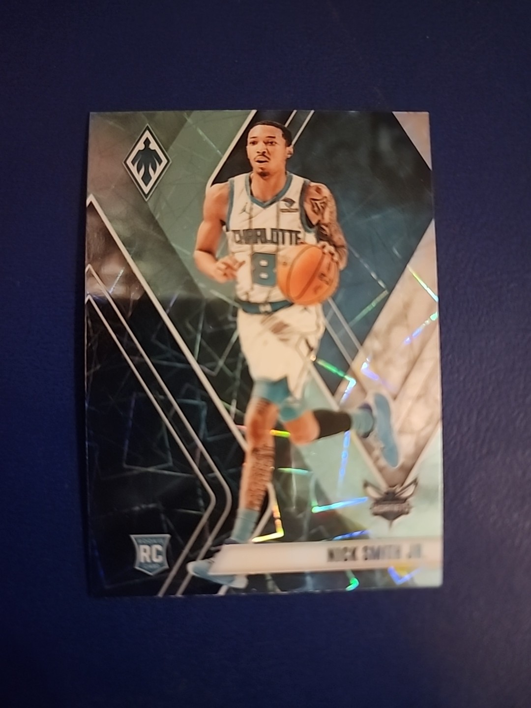 2023-24 Panini Phoenix Nick Smith Jr. #255 Teal Lazer Phoenix RC rookie