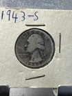 1943-S San Francisco Mint Silver Washington Quarter