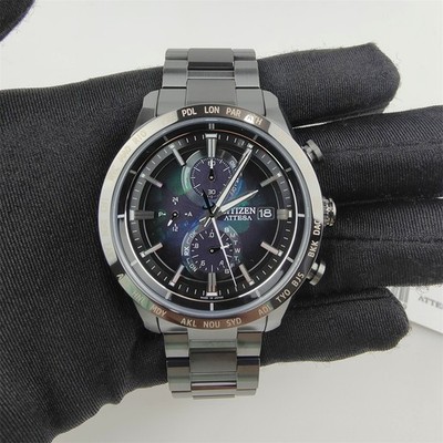 Citizen Attesa super titanium solar radio limited edition watch AT8286-65E
