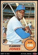 1968 Topps #506 Clarence Jones Cubs RC 4 - VG/EX