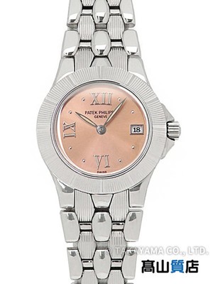PATEK PHILIPPE Neptune 4880/1A-001 Pink Ladies Used Watch #51019